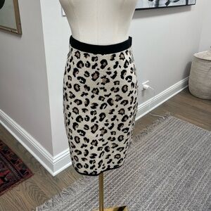 Velvet by Graham & Spencer Animal Print Pencil Skirt - Sz Petite (XS)